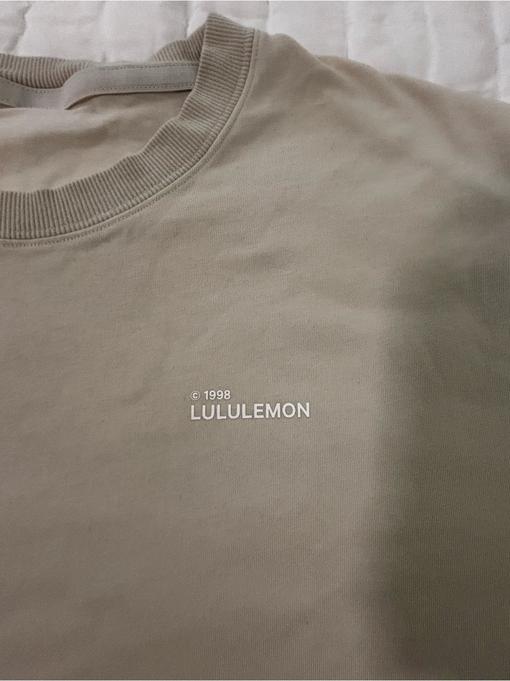 lululemon athletica men’s XL cotton crewneck